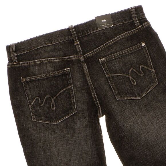 Mossimo Skinny Ankle Jeans Size 6 Womens Black Denim Stretch Measures 31 x 25 - Picture 4 of 12